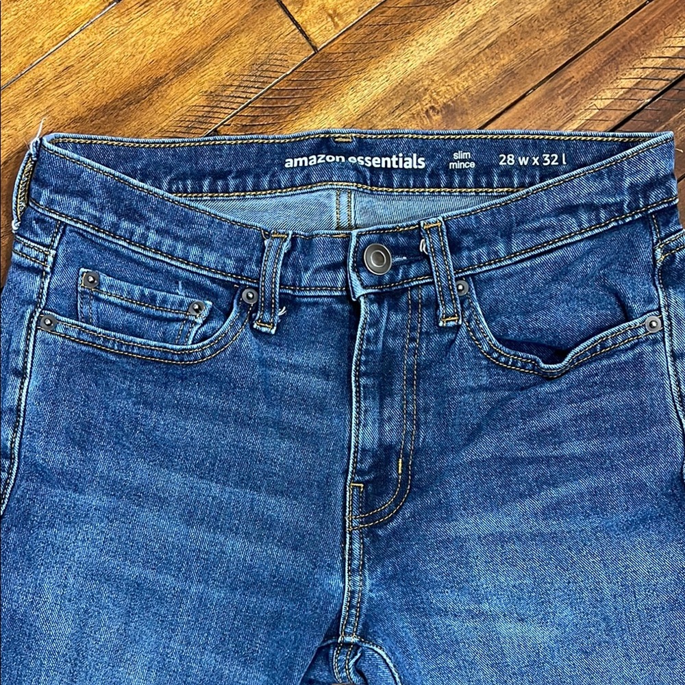 Slim Straight Leg Jeans 28x32